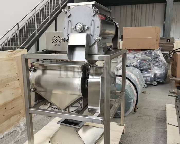 Double Channel Fruit De cleating Pulping Machine