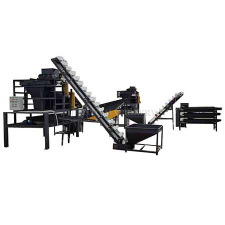 almond shelling production line