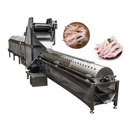 Automatic Chicken Feet Blanching Peeling Line
