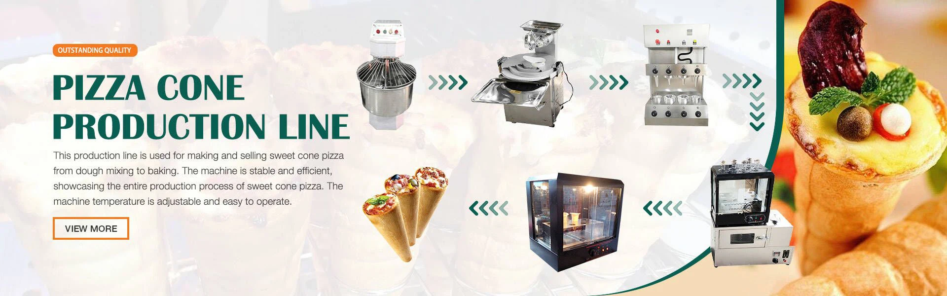 Pizza Cone Production Line
