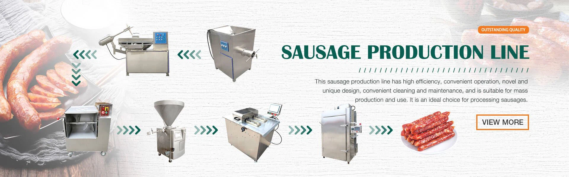 Industrial Sausage Production Line