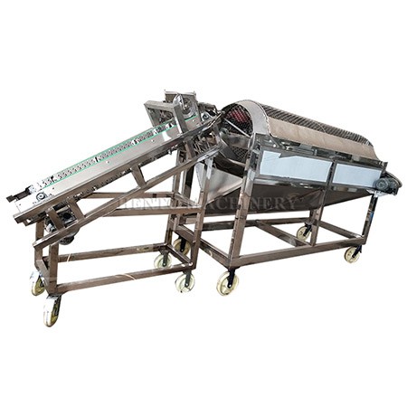 Cocoa bean screening machine