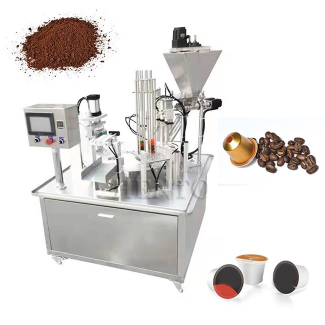 automatic liquid k cup filling sealing machine