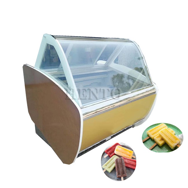 Popsicle Refrigerator Display Cabinet