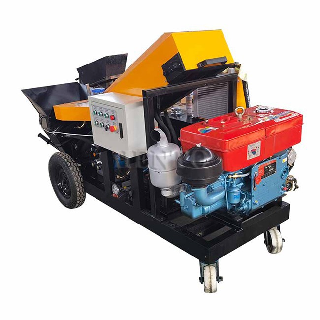 Concrete Mixer With Pump