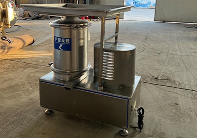 Breaking and separating machine