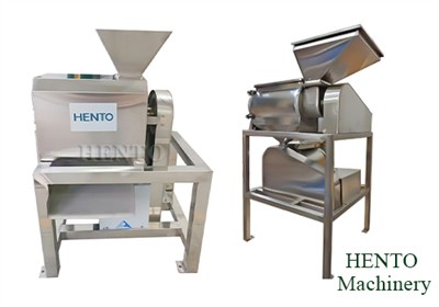 What fruits can be pitted and pulper by the fruit de nucleating and pulping m...