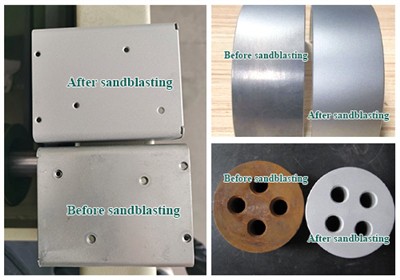 Application of Wet sandblasting machines