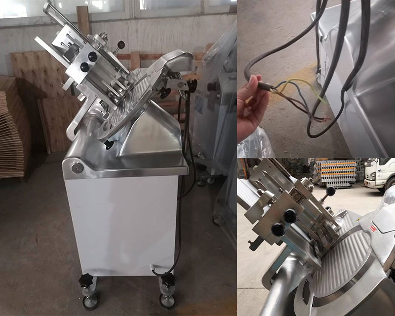 Vertical Frozen Meat Slicer