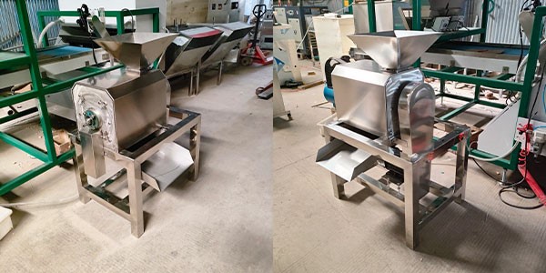 Fruit Pitting and Pulping Machine