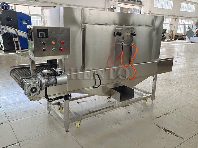 Gas Chicken Wings Singeing Machine