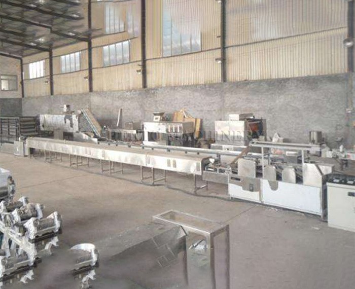 machine making biscuits