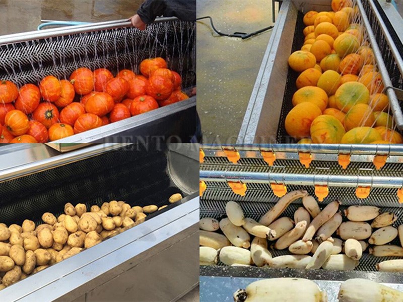 Vegetables Washing and Peeling Machine Vegetables Washing and Peeling Machine