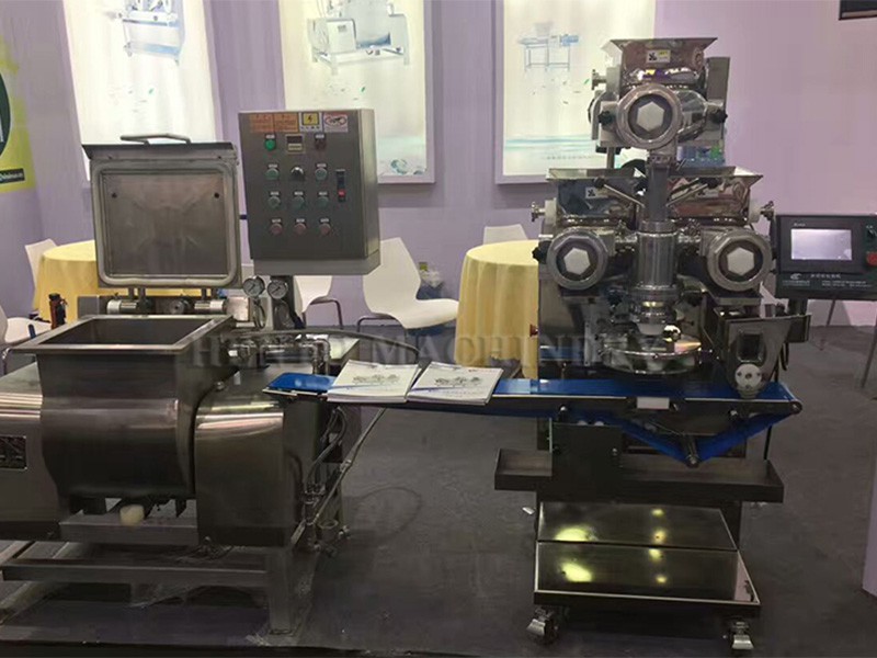 mochi stuffing encrusting machine