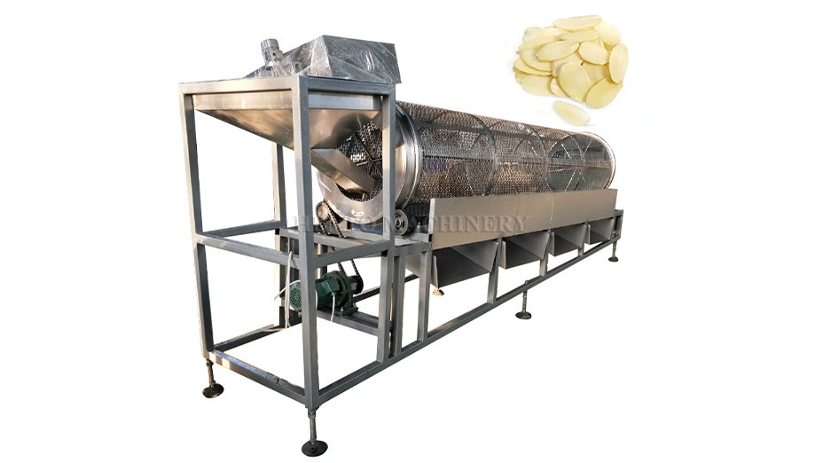 drum almond size classifier machine