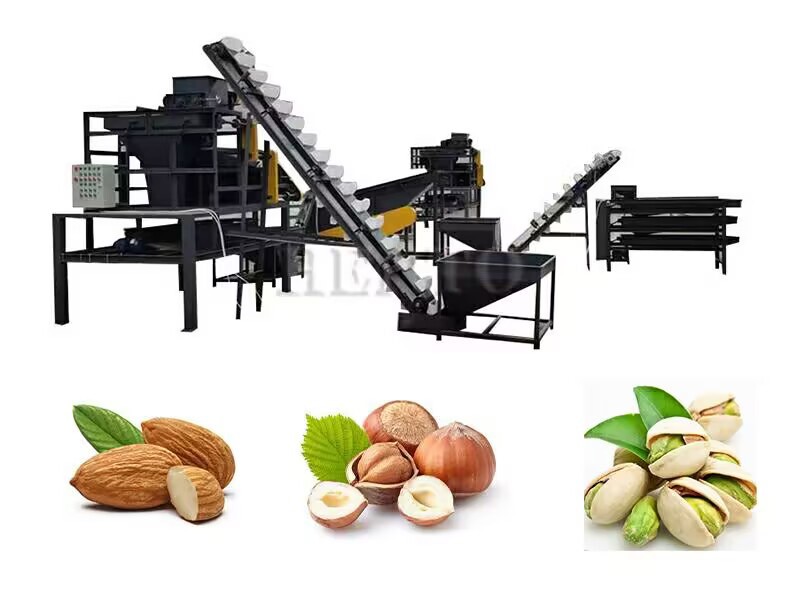 Almond Sheller Processing Line Almond Sheller Processing Line