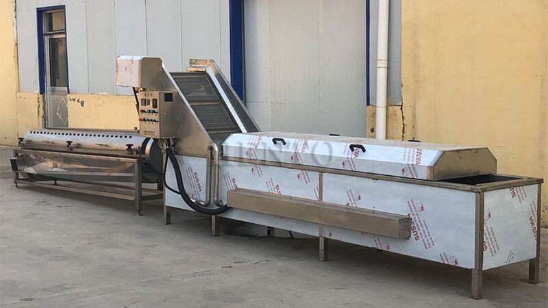 Automatic Chicken Feet Blanching Peeling Line