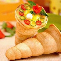 pizza cone moulding machine