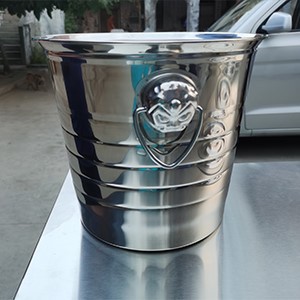 Stainless steel egg tray bucket