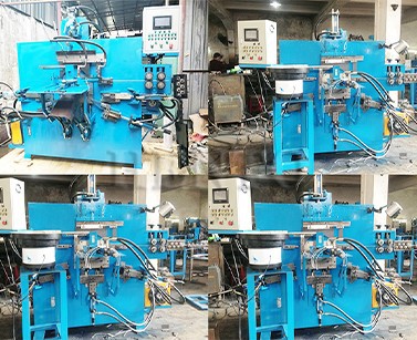 Bucket Handle Fitting Machine